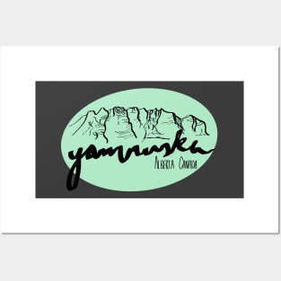 Yamnuska Sketch Posters and Art